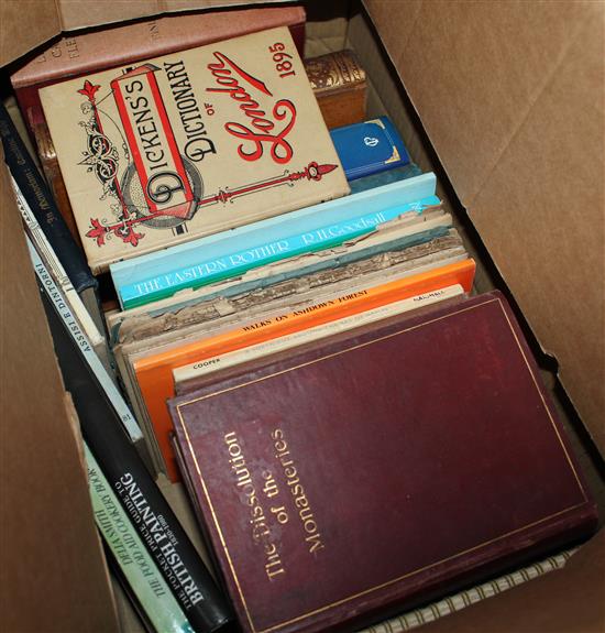 4 boxes of books